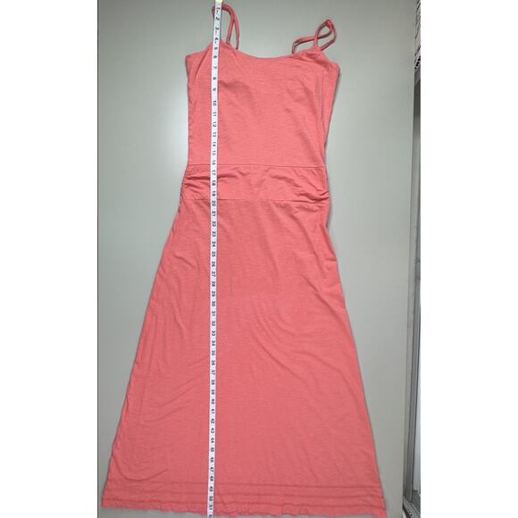 Toad & Co Long Island Maxi Dress Sm Coral Stretch Summer Vacation Sustainable - Picture 7 of 16
